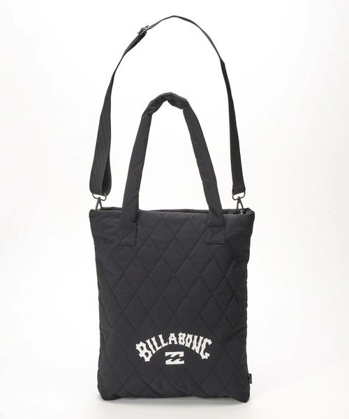 BILLABONG(ビラボン)の「BILLABONG レディース QUILT 2WAY SHOULDER ショルダーバッグ 【2025年秋冬モデル】 @autumn /ビラボンキルト加工ロゴワンポイントマルチバッグ(ショルダーバッグ・レディース・ブラック/ブラウン系その他・FREE)」の5枚目の写真