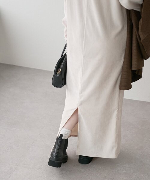 DISCOAT（ディスコート）の「【低身長サイズあり/高見え】杢ベロアワンピース（ワンピース・レディース・ホワイト系その他/ブラック/ブラウン・FREE/PS）」の17枚目の写真