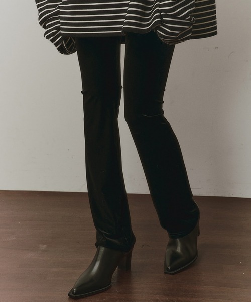 ベロアレギンス（その他パンツ）｜LA BELLE ETUDE（ラベルエチュード