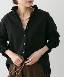 プリーツ」に該当するシャツ/ブラウス（コットン）ファッション