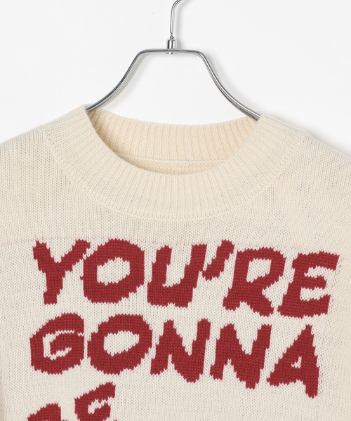 3.3 Field Trip (3.3フィールドトリップ)の「3.3 Field Trip/ロゴクラフトニット(ニット/セーター・レディース・アイボリー/グレー/ネイビー・FREE)」の19枚目の写真