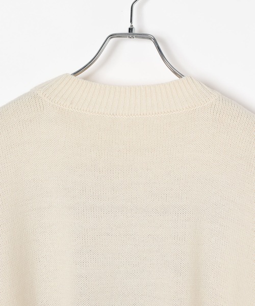 3.3 Field Trip (3.3フィールドトリップ)の「3.3 Field Trip/ロゴクラフトニット(ニット/セーター・レディース・アイボリー/グレー/ネイビー・FREE)」の20枚目の写真