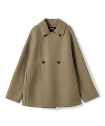 EDITION(エディション)の【WEB先行予約】ウールカシミヤ ダブルフェイス ショートコート(ピーコート)