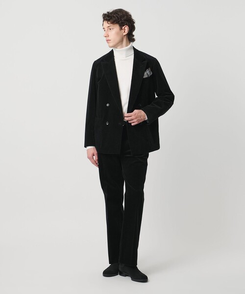 UNITED ARROWS（ユナイテッドアローズ）の「コーデュロイ オーディナリー 4ボタン ダブル ジャケット（テーラードジャケット・メンズ・ブラック・S/M/L/XL）」の4枚目の写真