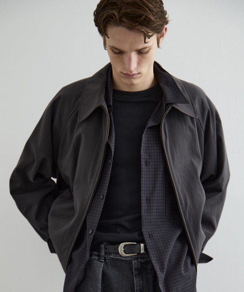 タスランギャバジンジップブルゾン(ブルゾン)|PUBLIC TOKYO タスランギャバジンジップブルゾン(ブルゾン)|PUBLIC TOKYO