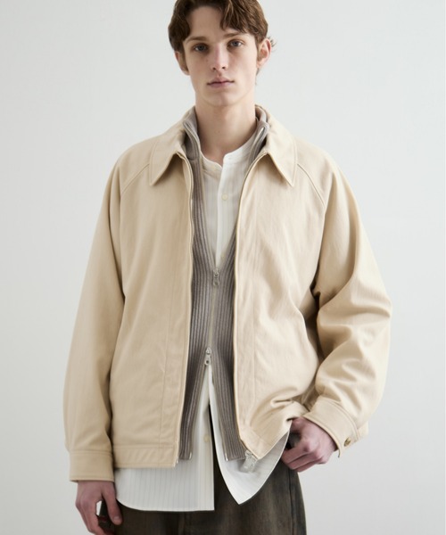 タスランギャバジンジップブルゾン（ブルゾン）｜PUBLIC TOKYO