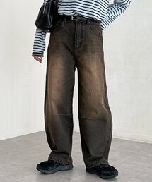 デニムパンツ（ブラウン/茶色系）ファッション通販 - ZOZOTOWN