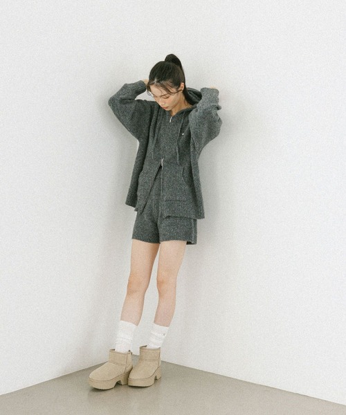 Heather（ヘザー）の「ヒールムートンブーツ　598346（ブーツ・レディース・ブラック/ベージュ/キャメル・M/L）」の21枚目の写真