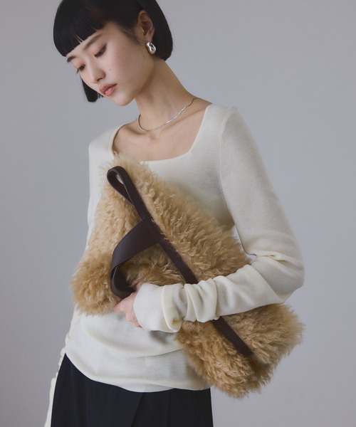 ADAM ET ROPE'(アダムエロペ)の「Steiff ファークラッチトート(トートバッグ・レディース・ベージュ系その他2・FREE)」の1枚目の写真