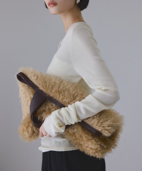 ADAM ET ROPE'(アダムエロペ)の「Steiff ファークラッチトート(トートバッグ・レディース・ベージュ系その他2・FREE)」の4枚目の写真