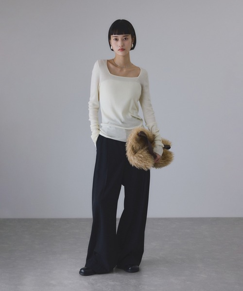 ADAM ET ROPE'(アダムエロペ)の「Steiff ファークラッチトート(トートバッグ・レディース・ベージュ系その他2・FREE)」の6枚目の写真