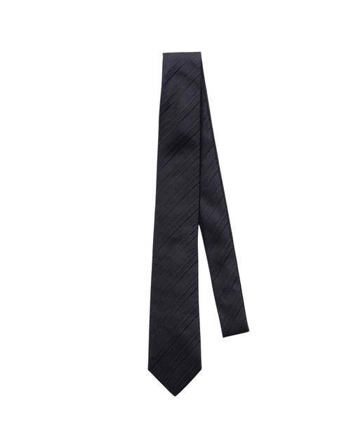 【美品】 SHADOW REGIMENTAL NECK TIE サリバン黒タイ SHADOW REGIMENTAL NECK TIE（ネクタイ）｜JOHN LAWRENCE SULLIVAN