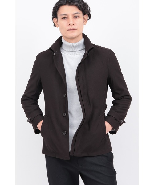 TORNADO MART（トルネードマート）の「ｶﾁｵﾝﾂｲﾙｶｴｼｴﾘﾗｲﾅｰﾂｷｼﾞｬｹｯﾄ（ステンカラーコート・メンズ・ブラウン/ブラック/グレー・MEDIUM/LARGE/LL/XXL）」の3枚目の写真