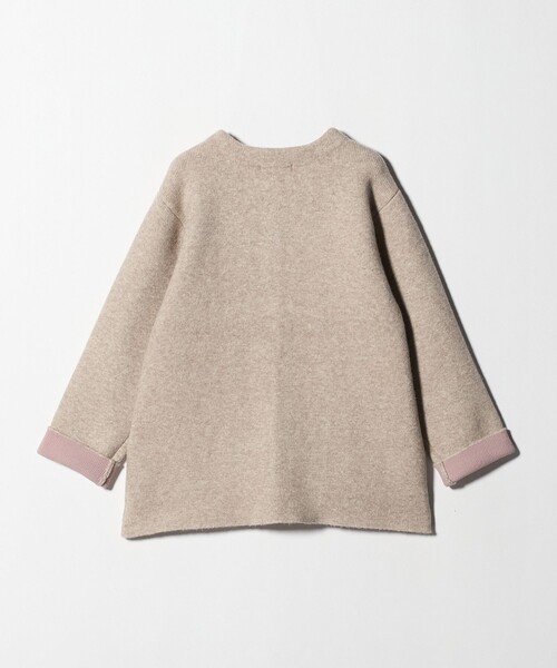 セール】ダブルフェイス ニット ショートコート ＜A DAY IN THE LIFE