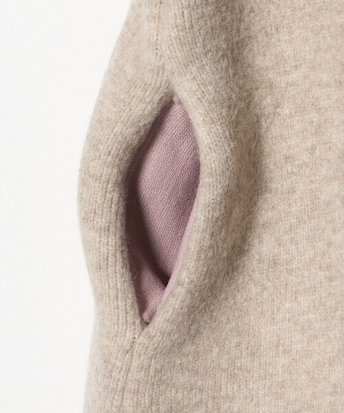 ダブルフェイス ニット ショートコート ＜A DAY IN THE LIFE＞（ノー