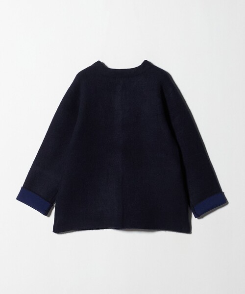 ダブルフェイス ニット ショートコート ＜A DAY IN THE LIFE＞（ノー