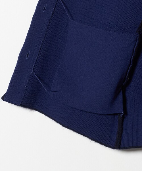 ダブルフェイス ニット ショートコート ＜A DAY IN THE LIFE＞（ノー