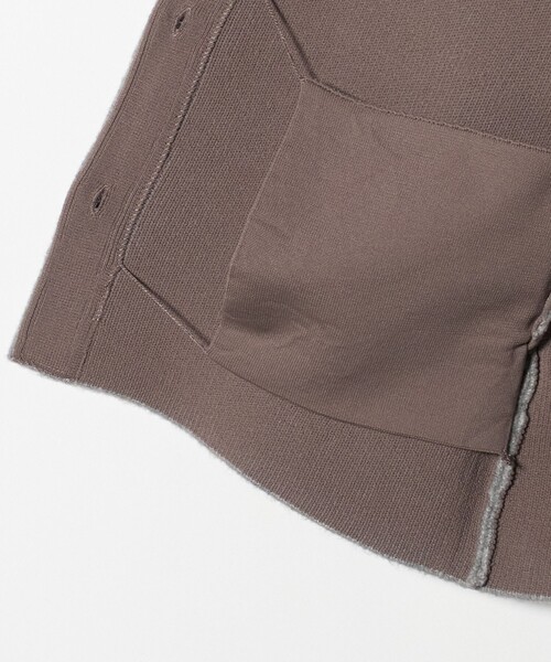 セール】ダブルフェイス ニット ショートコート ＜A DAY IN THE LIFE