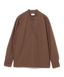 【別注】GUY ROVER / コットン ソリッド プルオーバーシャツ