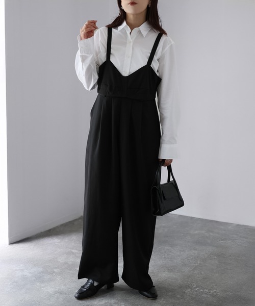 Riberry(リベリー)の「マルチWAYツイルビスチェサロペット(サロペット/オーバーオール・レディース・ブラウン/チャコールグレー/ブラック・FREE)」の11枚目の写真