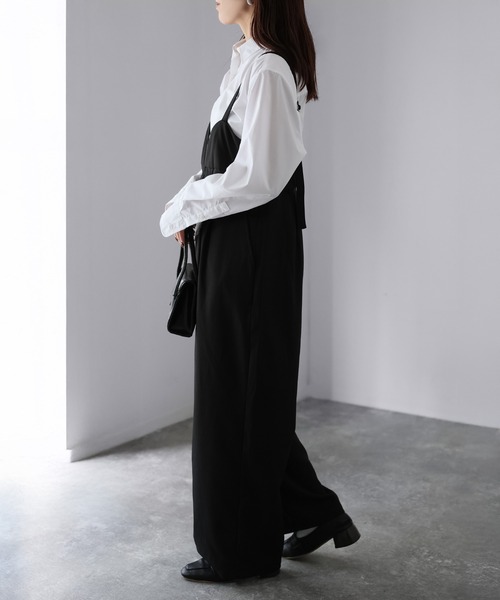 Riberry(リベリー)の「マルチWAYツイルビスチェサロペット(サロペット/オーバーオール・レディース・ブラウン/チャコールグレー/ブラック・FREE)」の14枚目の写真