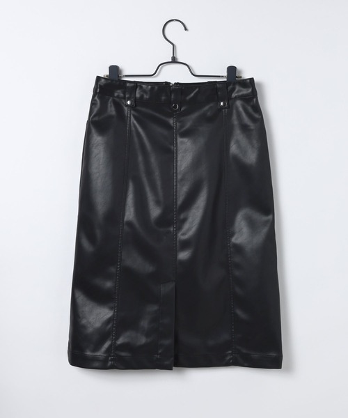 JEANASIS(ジーナシス)の「レザーペンシルミディスカート/608949(スカート・レディース・ブラック/ブラウン・FREE)」の11枚目の写真