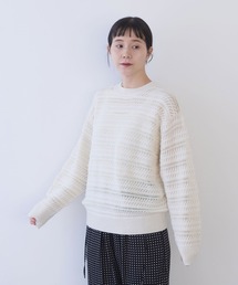 WxC 透かし編みプルオーバー