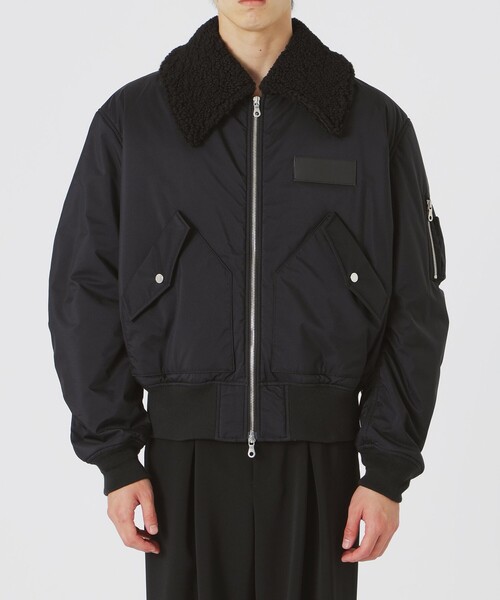 LOVELESS（ラブレス）の「BLACK OF BLACKs ボアコンビフライトブルゾン（ブルゾン・メンズ・ブラック・L/M）」の5枚目の写真