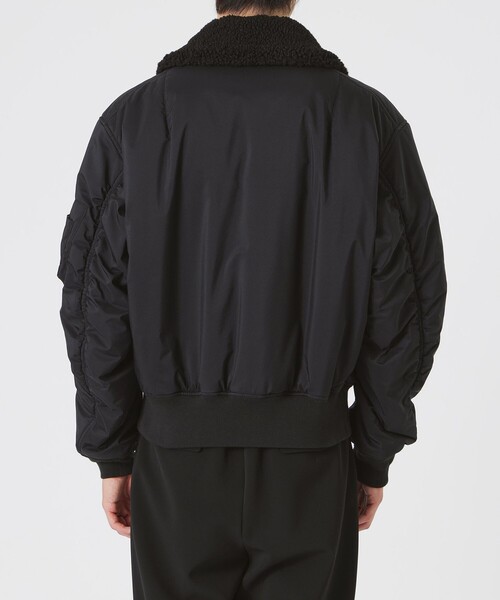 LOVELESS（ラブレス）の「BLACK OF BLACKs ボアコンビフライトブルゾン（ブルゾン・メンズ・ブラック・L/M）」の7枚目の写真