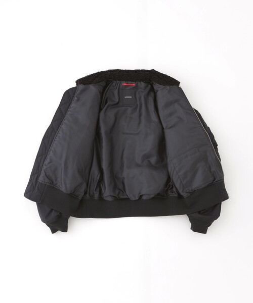 LOVELESS（ラブレス）の「BLACK OF BLACKs ボアコンビフライトブルゾン（ブルゾン・メンズ・ブラック・L/M）」の12枚目の写真