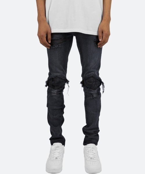 mnml(ミニマル)の「mnml/ミニマル/蛇腹パンツ/X162 STRETCH DENIM(20ML-SP661D)(デニムパンツ・メンズ・ブラック/ブルー・28/29/30/32/34)」の3枚目の写真