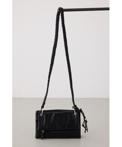 AZUL by moussy（アズールバイマウジー）の「スモールポケットピローバッグ（ショルダーバッグ・メンズ・シルバー/ブラック/グリーン・FREE）」の6枚目の写真