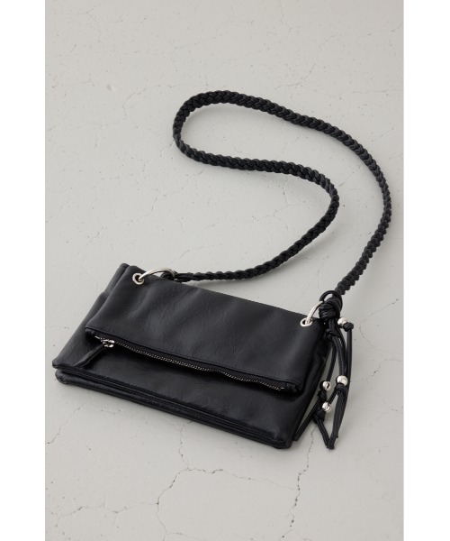 AZUL by moussy（アズールバイマウジー）の「スモールポケットピローバッグ（ショルダーバッグ・メンズ・シルバー/ブラック/グリーン・FREE）」の10枚目の写真