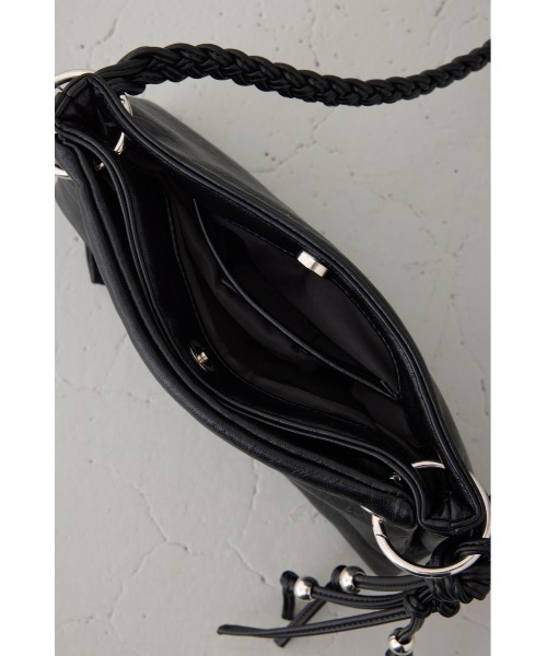 AZUL by moussy（アズールバイマウジー）の「スモールポケットピローバッグ（ショルダーバッグ・メンズ・シルバー/ブラック/グリーン・FREE）」の13枚目の写真