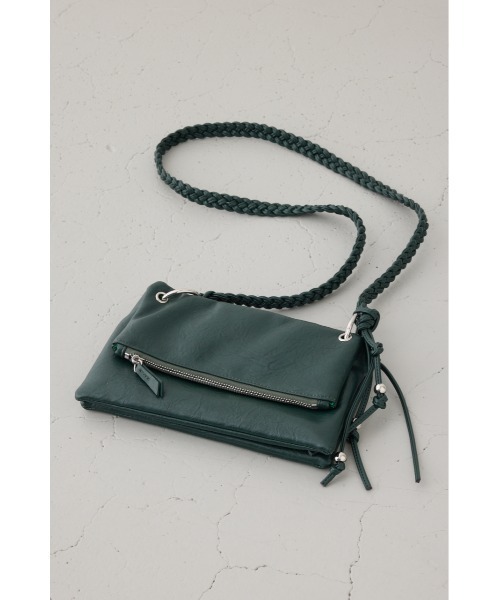 AZUL by moussy（アズールバイマウジー）の「スモールポケットピローバッグ（ショルダーバッグ・メンズ・シルバー/ブラック/グリーン・FREE）」の21枚目の写真