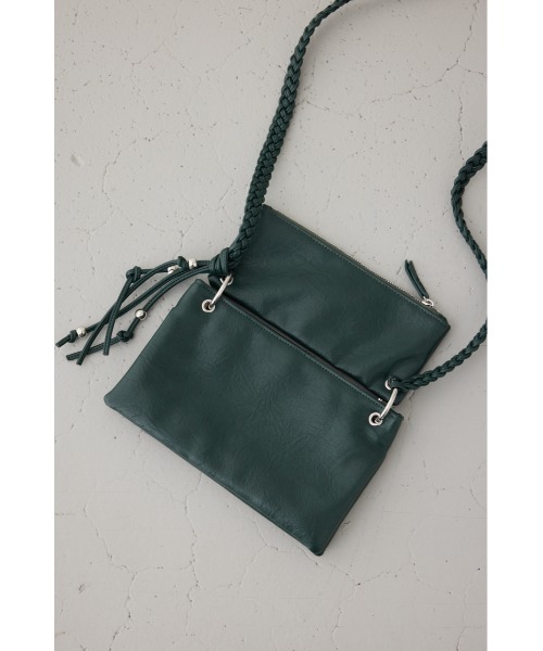 AZUL by moussy（アズールバイマウジー）の「スモールポケットピローバッグ（ショルダーバッグ・メンズ・シルバー/ブラック/グリーン・FREE）」の22枚目の写真