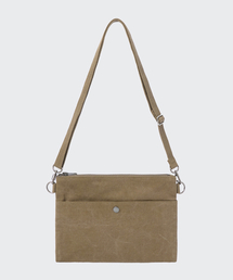 MUSINSA STANDARD(VTX^_[h)Washed Canvas Sacoche [Khaki Brown](bZW[obO)