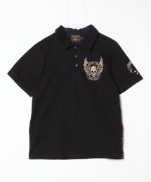 VANSON（ヴァンソン）の「刺繍半袖ポロシャツ（ポロシャツ）」