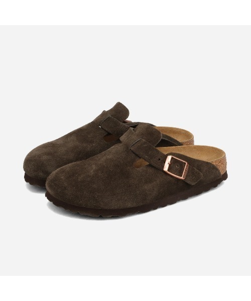 BIRKENSTOCK(ビルケンシュトック)の「BIRKENSTOCK BOSTON SUEDE LEATHER -NARROW- / ビルケンシュトック ボストン スエードレザー ナローフィット / 1027460(スニーカー・レディース・ブラウン・36/37/38/39/35)」の1枚目の写真