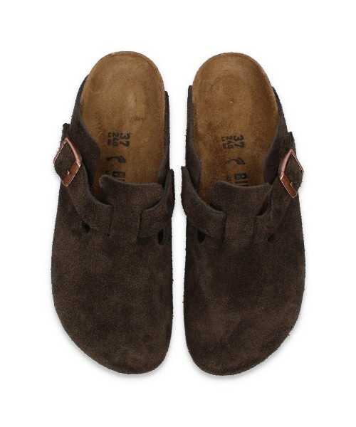 BIRKENSTOCK(ビルケンシュトック)の「BIRKENSTOCK BOSTON SUEDE LEATHER -NARROW- / ビルケンシュトック ボストン スエードレザー ナローフィット / 1027460(スニーカー・レディース・ブラウン・36/37/38/39/35)」の2枚目の写真