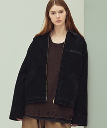 YOKO SAKAMOTO】 ZIP BLOUSON (Nubuck Leather)（ブルゾン）｜yoko