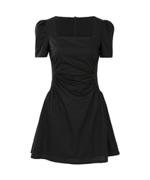 SINCETHEN（シンスゼン）の「ルーシーブラックミニワンピース（ワンピース）」