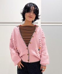 MARKEY'S | ポンポンフラワーニットカーディガン/おとな(カーディガン/ボレロ)