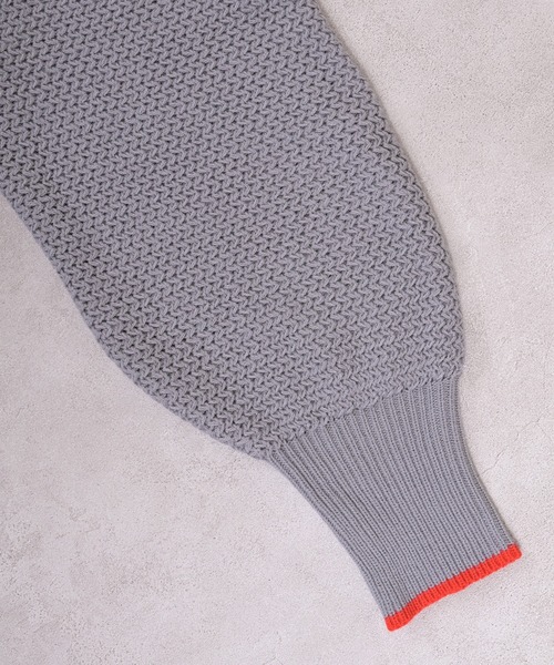 MARKEY'S(マーキーズ)の「ポンポンフラワーニットカーディガン/おとな(カーディガン/ボレロ・レディース・ピンク/チャコール/グレー・160cm)」の13枚目の写真