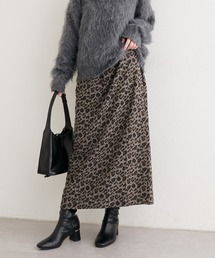 natural couture | レオパードイージースカート(スカート)