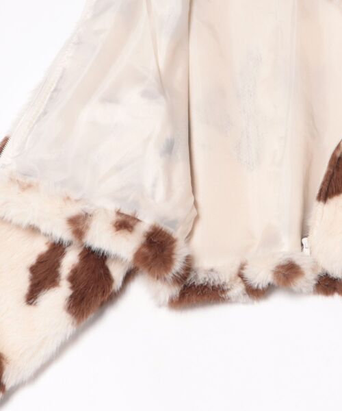 esutoreja(エストレジャ)の「カウパターンファージャケット(その他アウター・レディース・ブラウン/ブラック・FREE)」の9枚目の写真