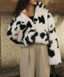 esutoreja | カウパターンファージャケット(その他アウター)