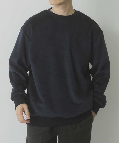 ITEMS URBANRESEARCH（アイテムズ アーバンリサーチ）の「発熱機能カットコール クルーネックTops（Tシャツ/カットソー・メンズ・モカ/ネイビー/ホワイト/ブラック・MEDIUM/LARGE）」の4枚目の写真