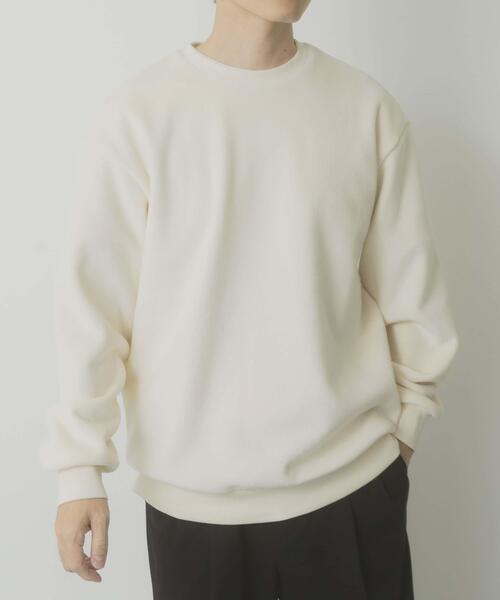 ITEMS URBANRESEARCH（アイテムズ アーバンリサーチ）の「発熱機能カットコール クルーネックTops（Tシャツ/カットソー・メンズ・モカ/ネイビー/ホワイト/ブラック・MEDIUM/LARGE）」の2枚目の写真