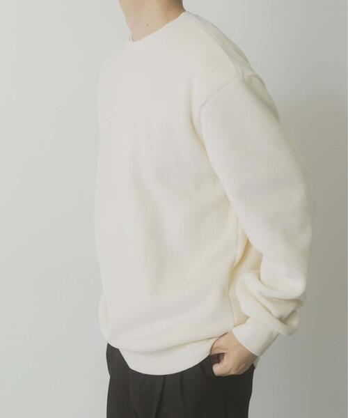 ITEMS URBANRESEARCH（アイテムズ アーバンリサーチ）の「発熱機能カットコール クルーネックTops（Tシャツ/カットソー・メンズ・モカ/ネイビー/ホワイト/ブラック・MEDIUM/LARGE）」の10枚目の写真